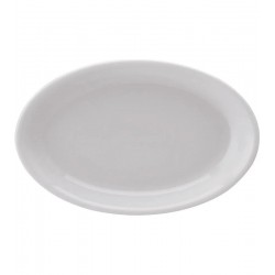 Travessa 26,5cm Oval Rasa De Porcelana Schmidt